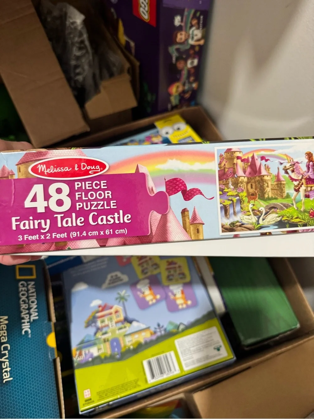 Melissa & Doug Fairy Tale Castle Puzzle with Unicorn